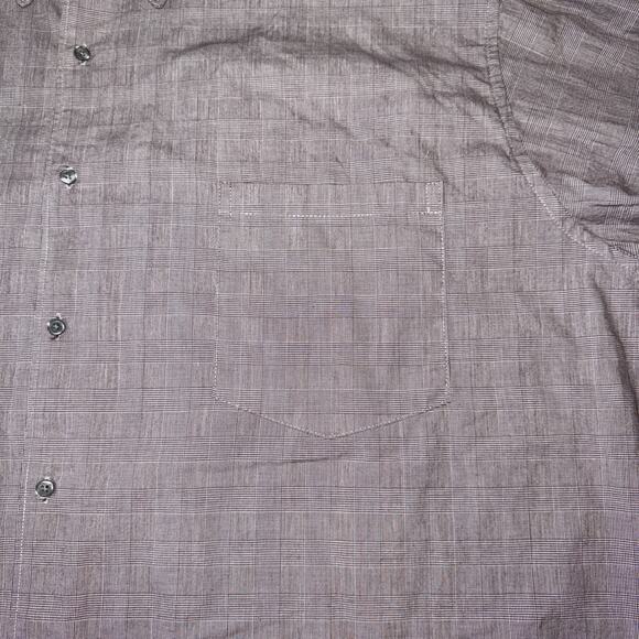 Claiborne Men's 3XLT Stretch Button-Up Long Sleeve Casual Shirt Light Purple - Picture 7 of 9